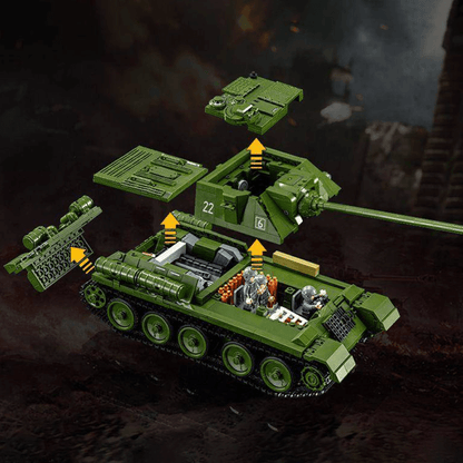 Remote Controlled SU-100 Tank Destroyer | 1700pcs