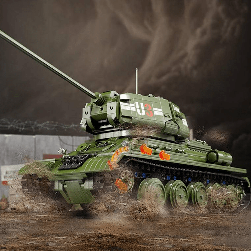 Remote Controlled T34 Tank | 2051pcs
