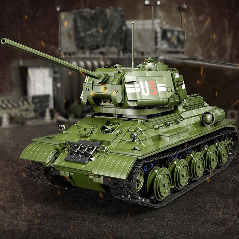 Remote Controlled T34 Tank | 2051pcs