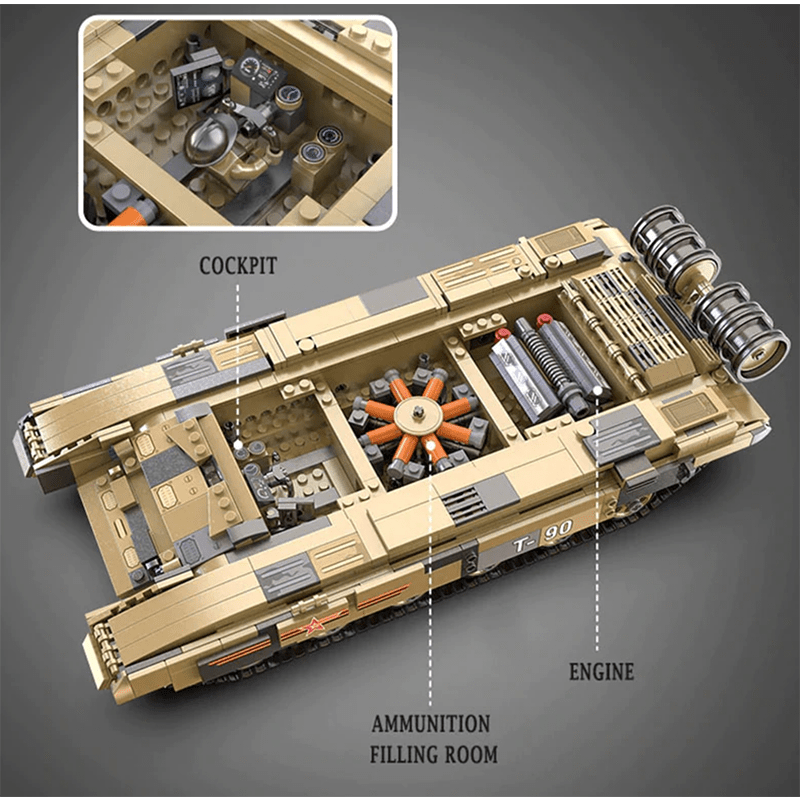 Remote Controlled Tank | 1722pcs