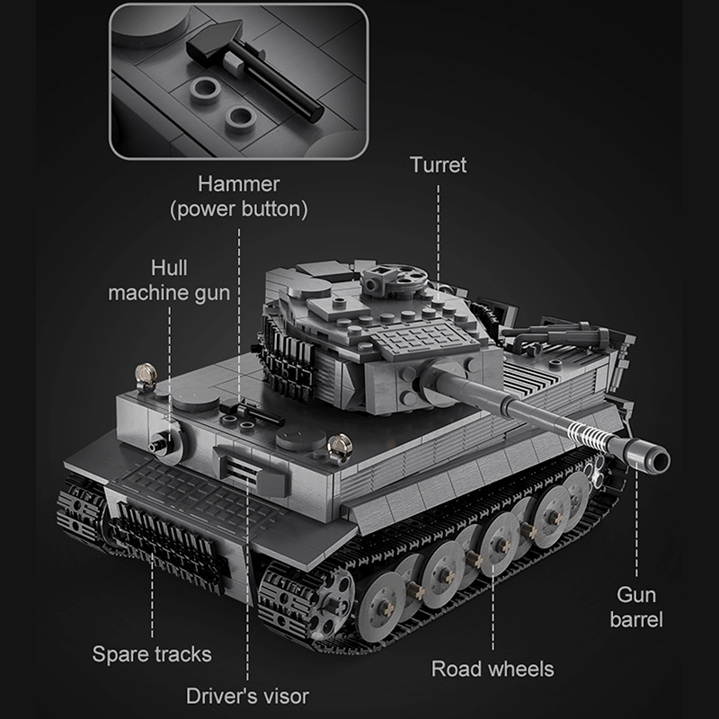 Remote Controlled Tank | 925pcs