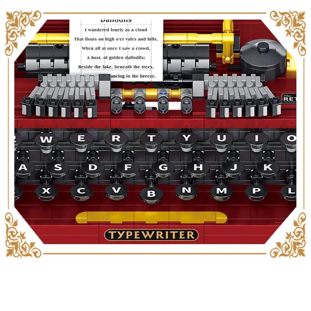 Retro Mechanical Typewriter | 1160pcs