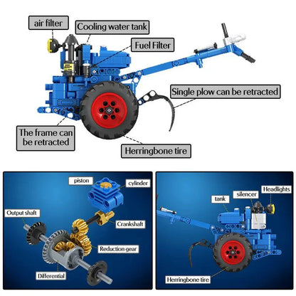 Retro Walking Tractor | 248pcs