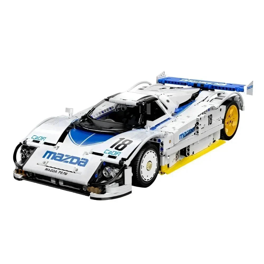 Mazda 787B Classic Car Building Blocks – 1,796 pieces – collector-grade vehicle replica. 50 cm x 23 cm x 11 cm