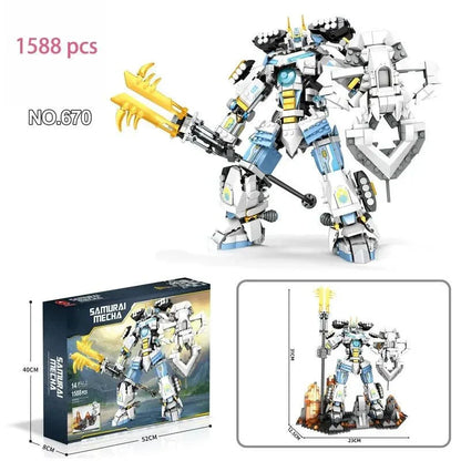 Samurai Titan Warrior Mecha | 1588pcs