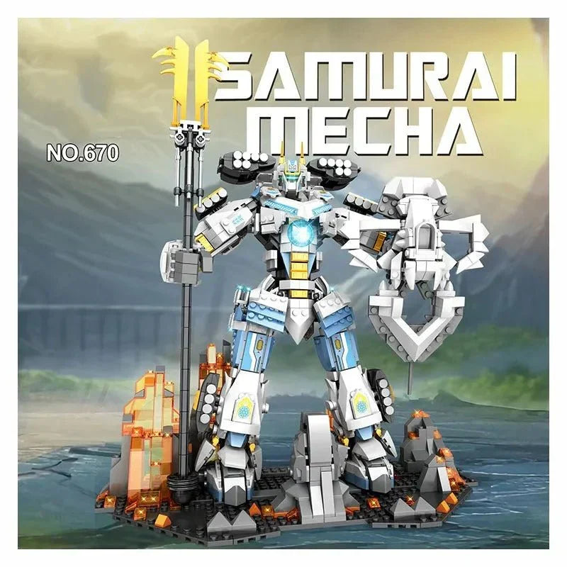 Samurai Titan Warrior Mecha | 1588pcs