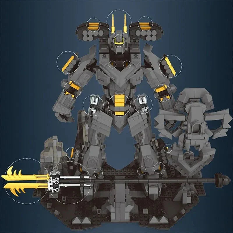 Samurai Titan Warrior Mecha | 1588pcs