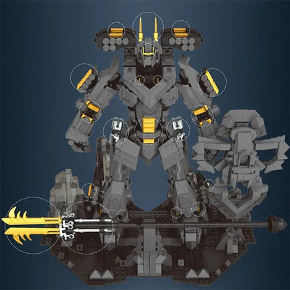 Samurai Titan Warrior Mecha | 1588pcs