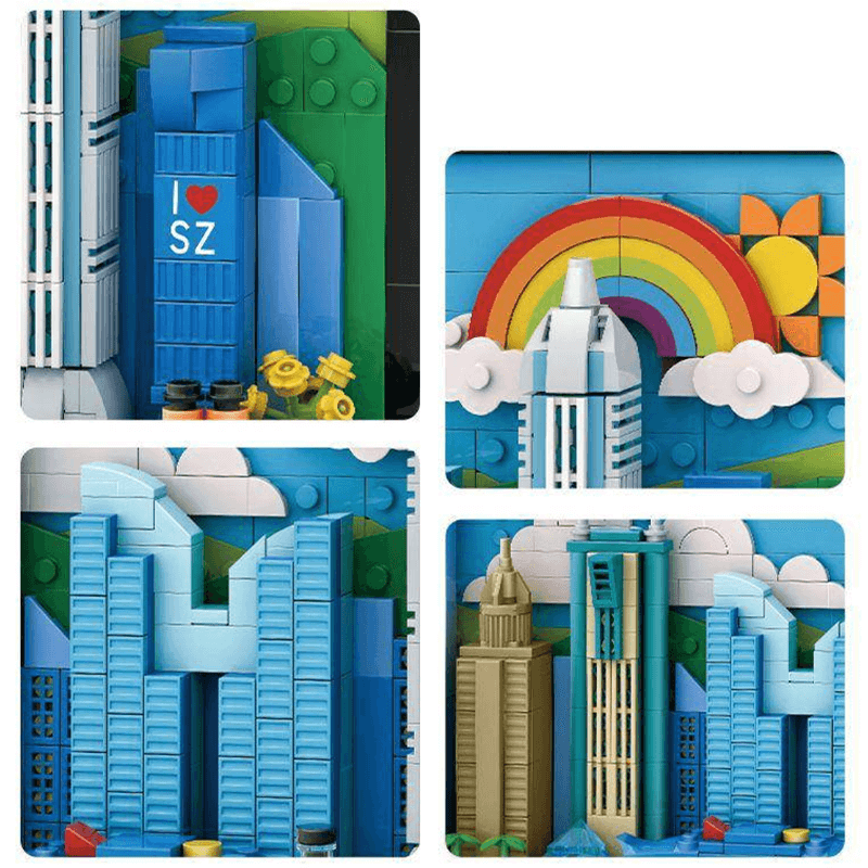 Shenzhen Skyline | 644pcs