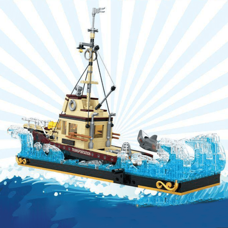 Ship at Sea Sculpture | 1108pcs
