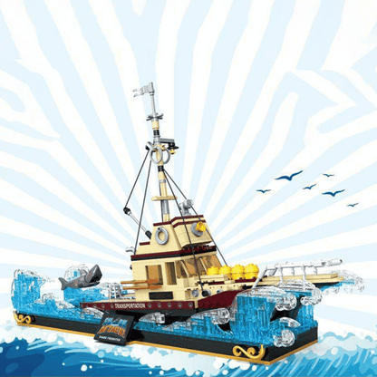 Ship at Sea Sculpture | 1108pcs