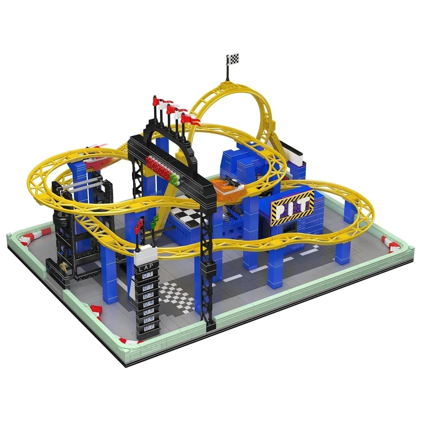 Spinning Roller Coaster Park | 1706pcs