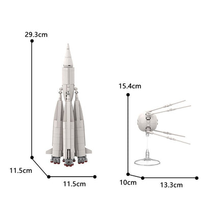 Sputnik 1 & R-7 rocket 8K71PS M1-1PS | 541pcs