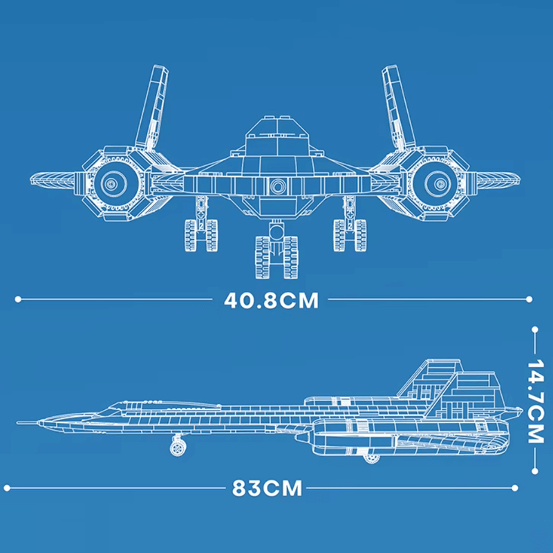 SR-71 Blackbird | 1774pcs