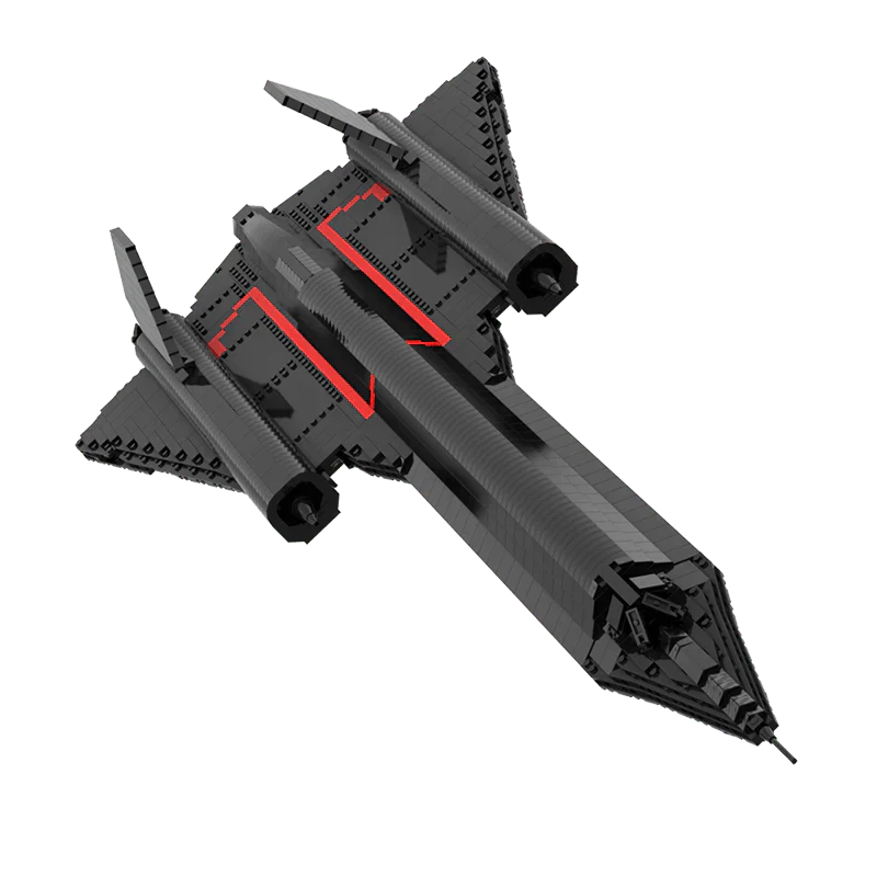 Sr-71 Blackbird | 1968pcs