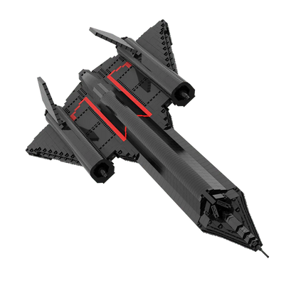 Sr-71 Blackbird | 1968pcs