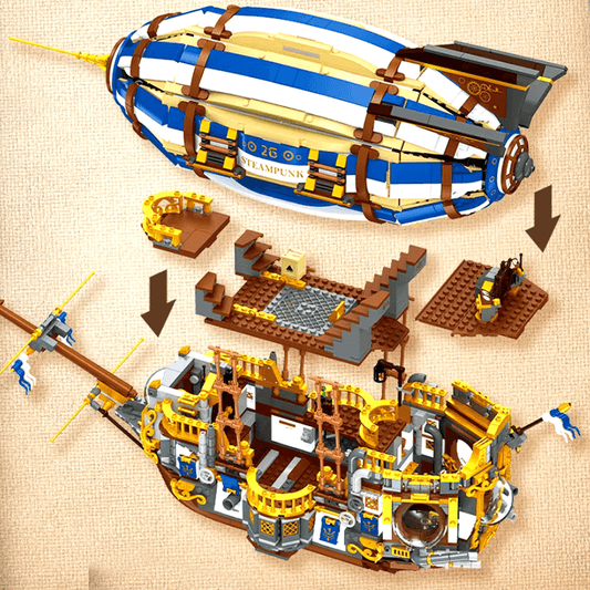 SteamPunk Airship | 3271pcs