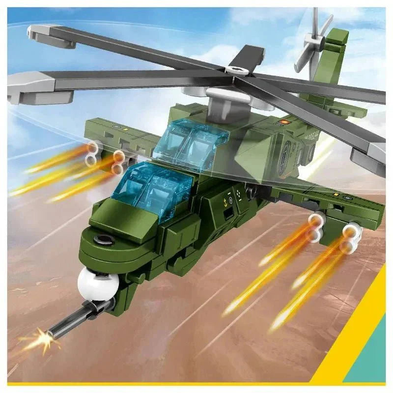 Steel Mecha Transformed Fighter Robot | 839pcs