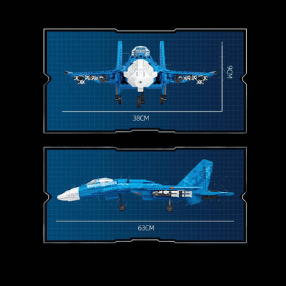 SU-35 Fighter | 1529pcs