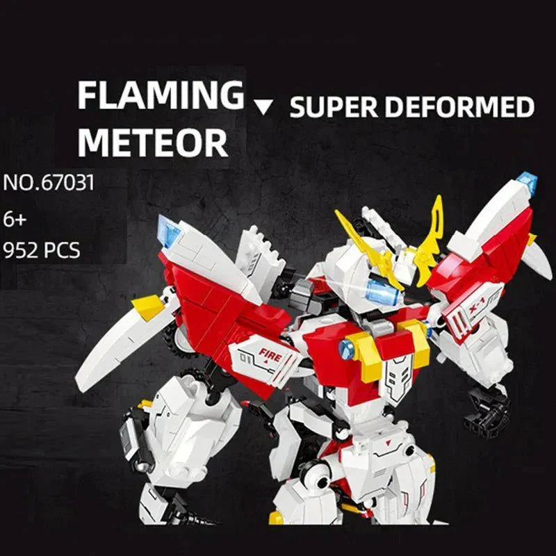 Super Deformed Flaming Meteor Mecha Robot Warrior Bricks Toy | 952pcs