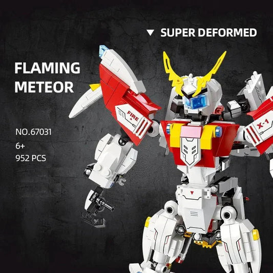 Super Deformed Flaming Meteor Mecha Robot Warrior Bricks Toy | 952pcs
