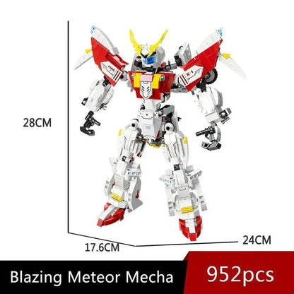 Super Deformed Flaming Meteor Mecha Robot Warrior Bricks Toy | 952pcs