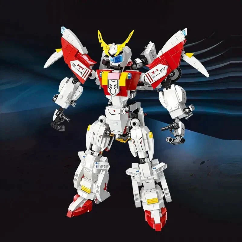 Super Deformed Flaming Meteor Mecha Robot Warrior Bricks Toy | 952pcs