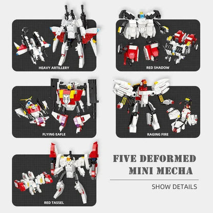 Super Deformed Flaming Meteor Mecha Robot Warrior Bricks Toy | 952pcs