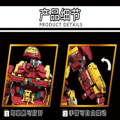 Super Heroes Marvel Iron Hero Warrior Robot Bricks Toy | 1852pcs