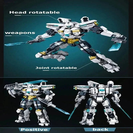 Super Transforming Mecha Robot Warrior Bricks Toy | 561pcs