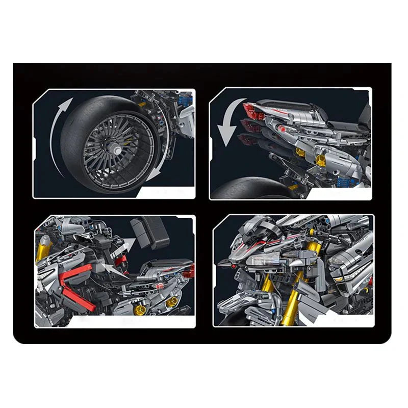 Hyper Naked Street Bike | 2426pcs