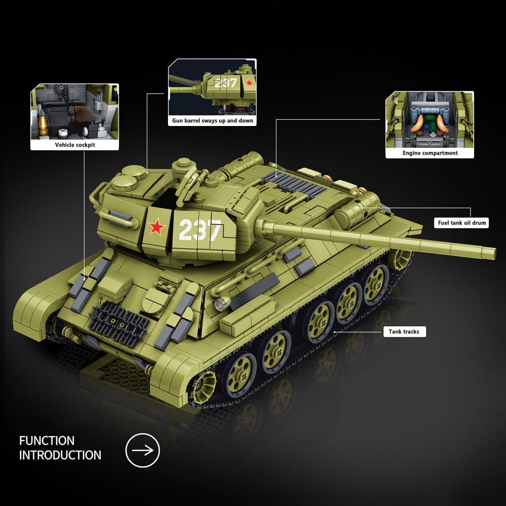 T-34 tank | 1726pcs