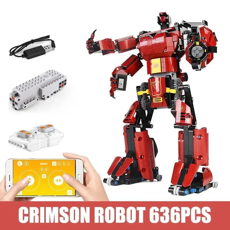 Tech RC Motorized Crimson Beast Robot Bricks Toy 15 | 038 | 636pcs
