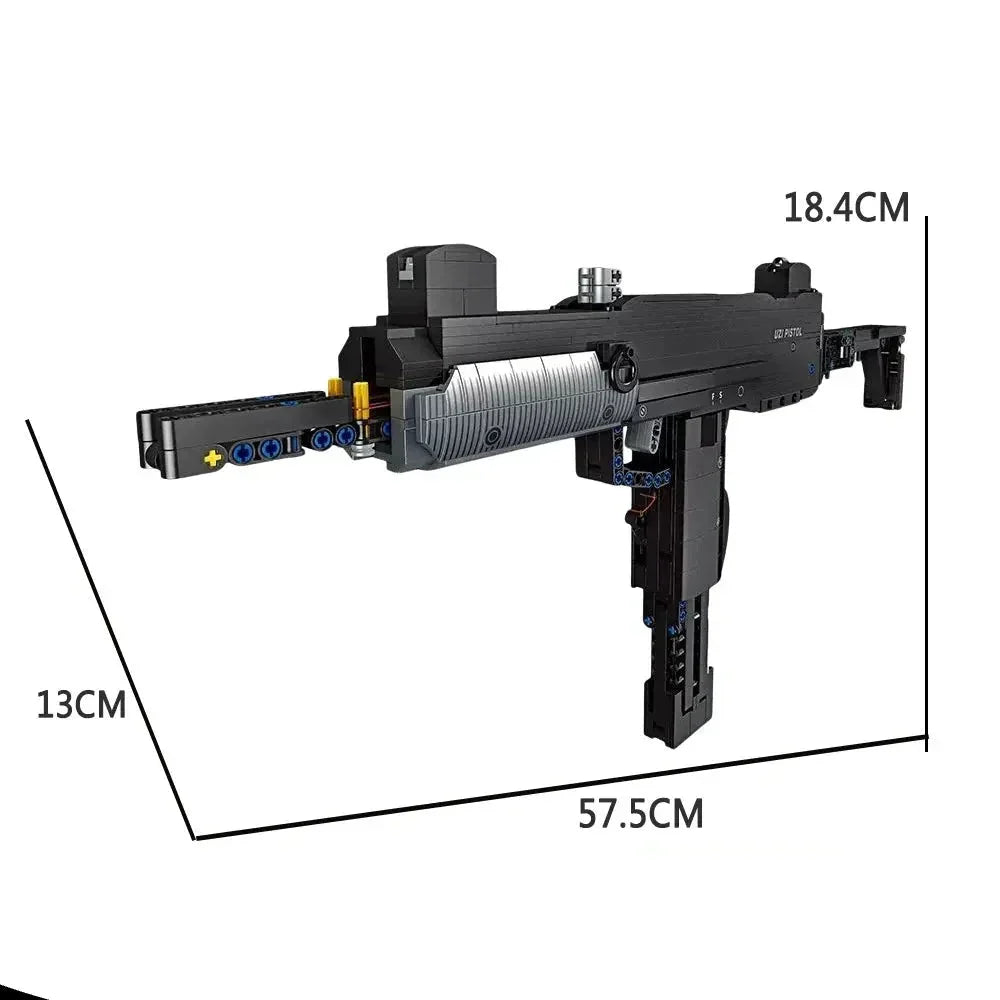 Tech UZI Sub Machine | 972pcs