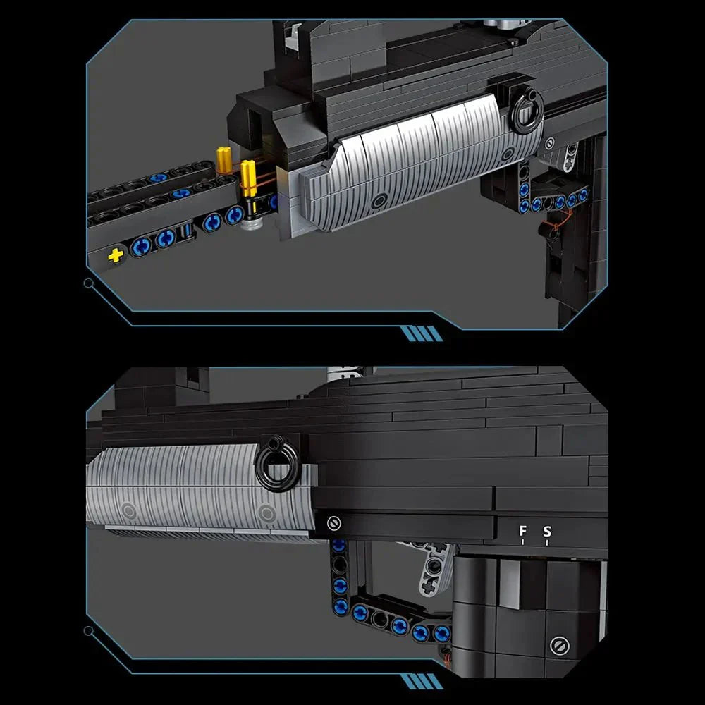 Tech UZI Sub Machine | 972pcs