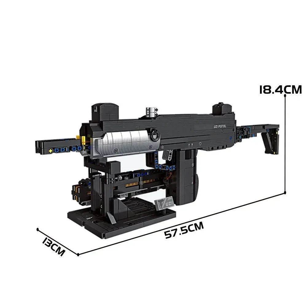 Tech UZI Sub Machine | 972pcs