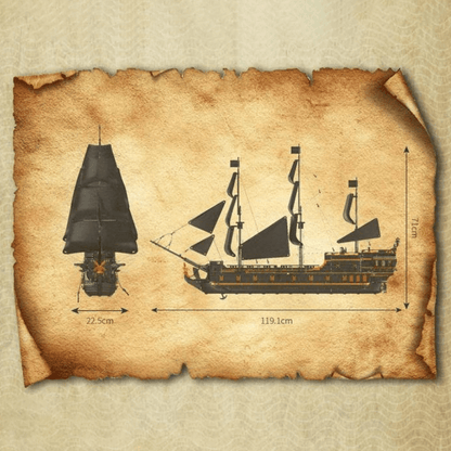 Black Pirate Ship | 5265pcs