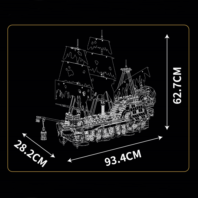The Haunted Ship | 3768pcs