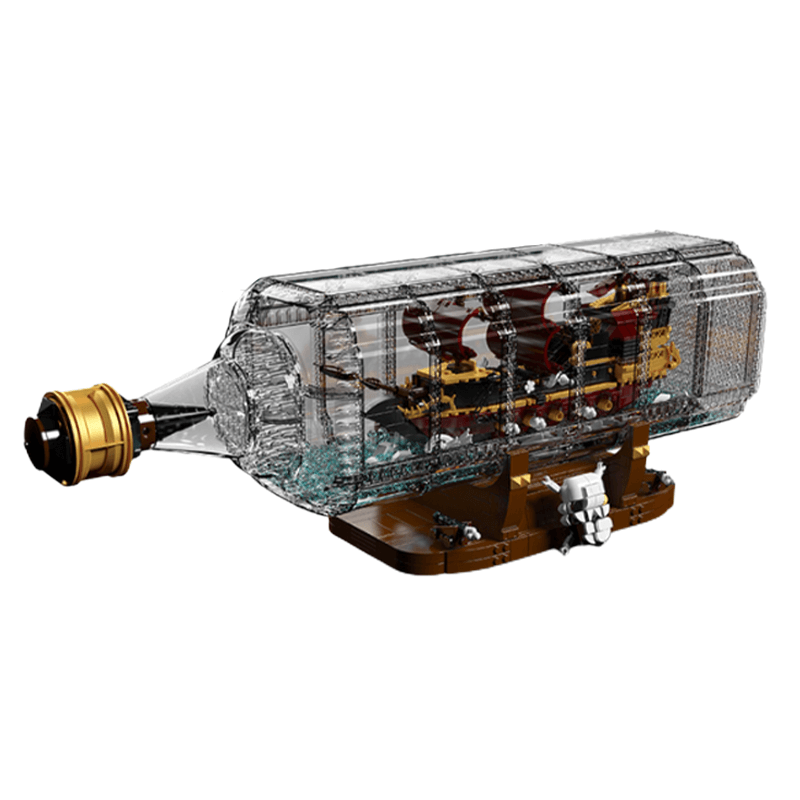The Ultimate Ship In A Bottle | 2487pcs