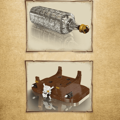 The Ultimate Ship In A Bottle | 2487pcs