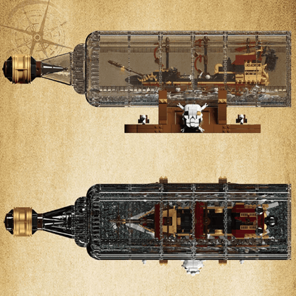 The Ultimate Ship In A Bottle | 2487pcs