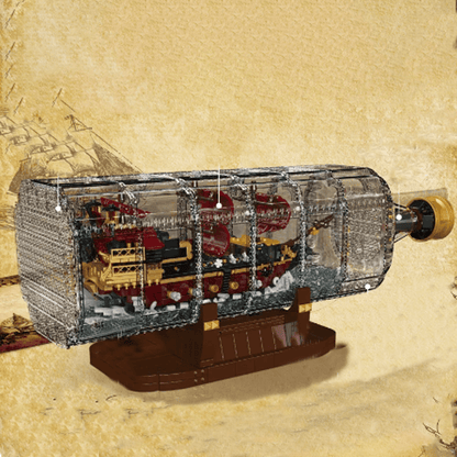 The Ultimate Ship In A Bottle | 2487pcs