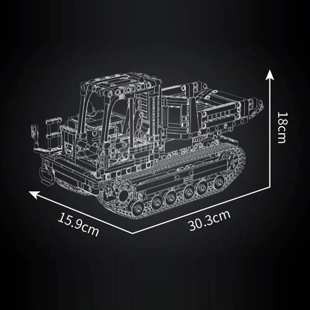 Tracked Dumper Hauler | 1105pcs