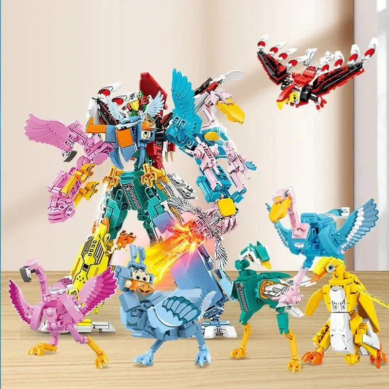 Transformation Flying Birds Robot Sky Knight | 693pcs