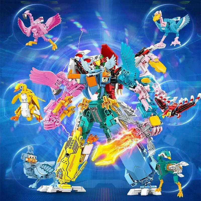 Transformation Flying Birds Robot Sky Knight | 693pcs