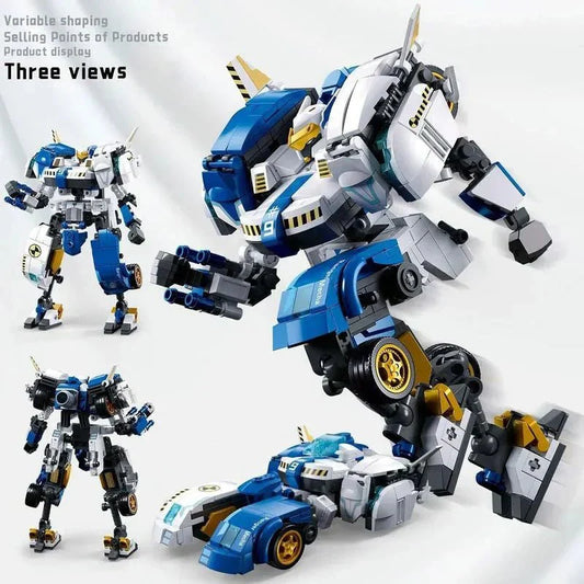 Transformer Safety Pioneer Mecha Warrior Bricks Toy | 524pcs