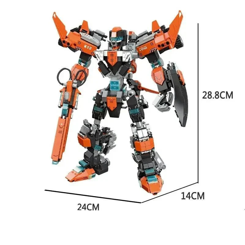 Transformer Titan Knight Mecha Robot Warrior | 996pcs