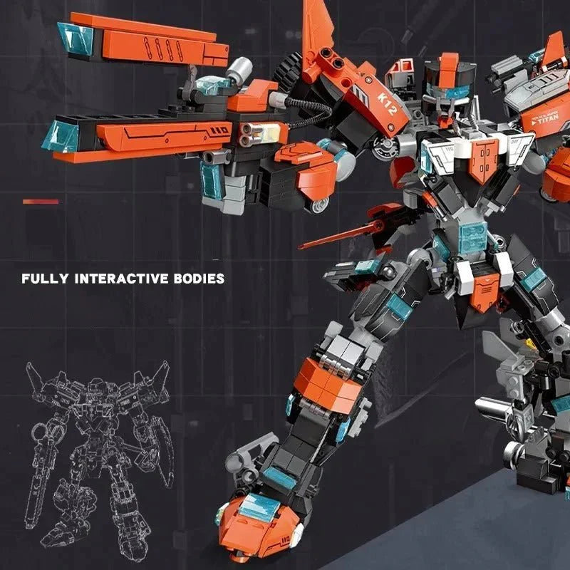 Transformer Titan Knight Mecha Robot Warrior | 996pcs