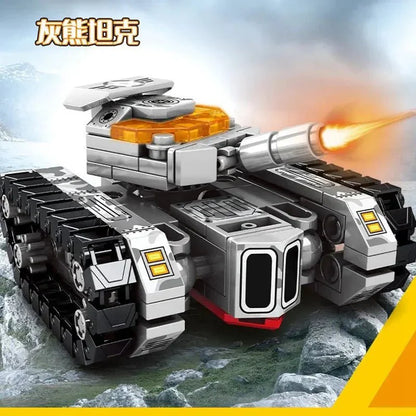 Transformers Mechanical Robot Tank Fighter Bricks Toy | 894pcs