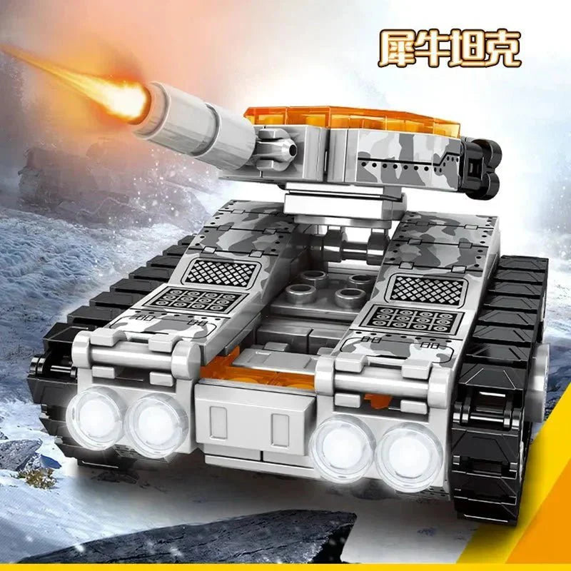Transformers Mechanical Robot Tank Fighter Bricks Toy | 894pcs